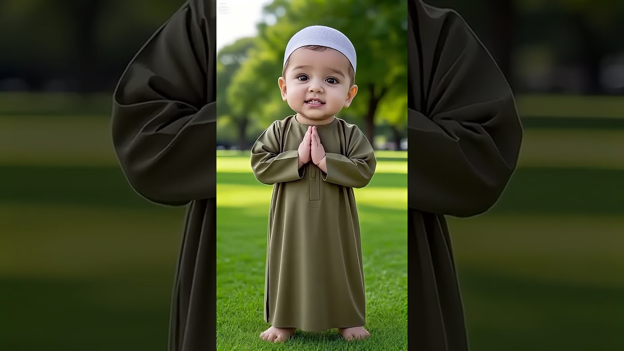 Baby’s Cute Quran Recitation 😍 | Adorable AI Baby Recites Surah | Islamic Shorts 2025
