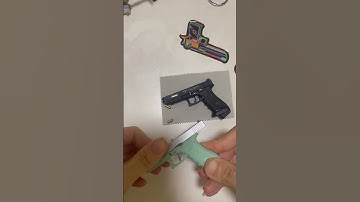 I guess everyone want this glock17 keychain with bullets. #minigun #keychain #ematok