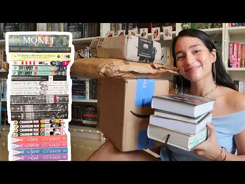 HUGE BOOK HAUL UNBOXING 📦📚 i broke my book buying ban 😳