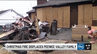 Oldham County couple loses home in Christmas morning fire