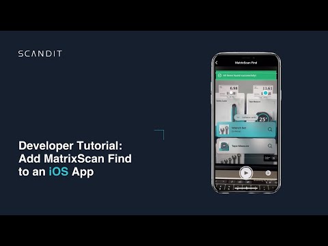 Developer Tutorial: Add MatrixScan Find to an iOS App | Scandit