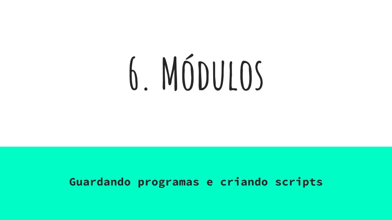 6 Módulos e import em Python 3