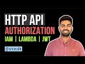 Amazon HTTP API gateway authorization full hands-on video | JWT | IAM | Lambda - AWS