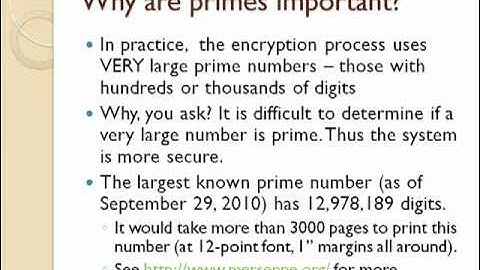 Prime numbers, part 1