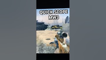 Quick Scope in MW3