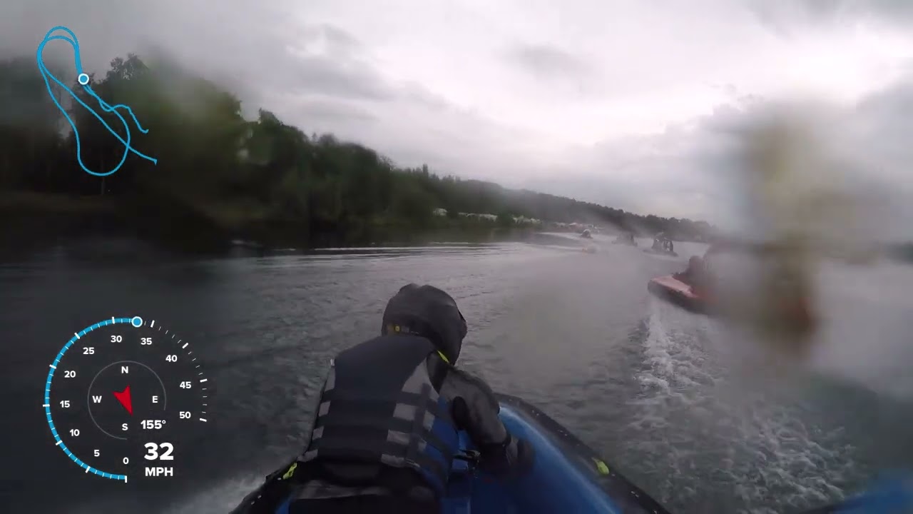 2023 Round 4 Hovercraft Racing Rother Valley Formula 3 Race 1 - Red Flagged