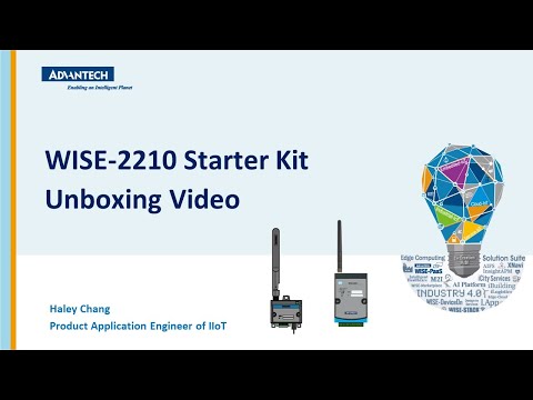 Tutorial: WISE2210 Starter Kits Project; Send AI Data to WebAccess through WISE-4210-AP; Unboxing