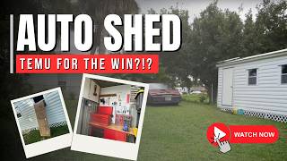 I Bought a TEMU Shed… and Tried to Make It Work