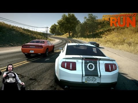 Видео: Гоночки с экшоном Need for Speed: The Run на руле Fanatec Porsche 911 GT2