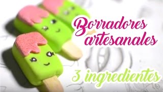 Craft Erasers Borradores Caseros Borrador Artes Solo 3 Ingredientes