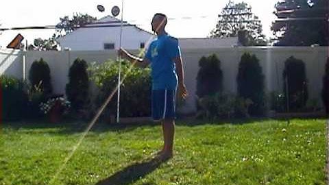 Matt Federico Bo Staff Spin behind the back with Throws tutorial