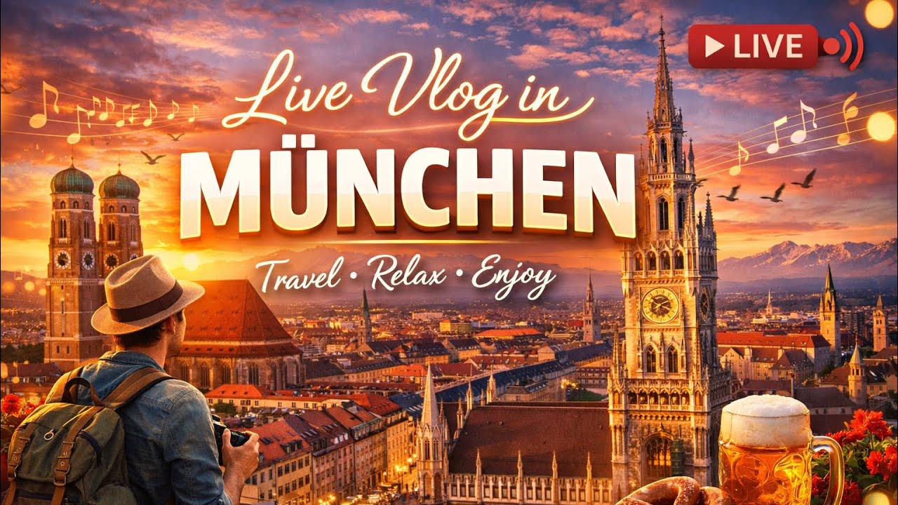Live in München. Прогулка по Marien Platz 