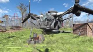 Fallout 4 -PS4- Minutemen Command Center ,Country Crossing  ( With Mods)