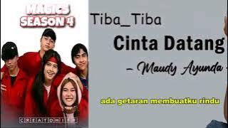 Lagu Ost. Magic 5 Season 4 Indosiar - Maudy Ayunda - Tiba Tiba Cinta Datang #magic5season4 #new #3