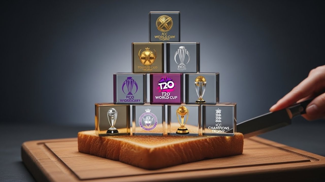 World Cricket Trophy ASMR Meltdown | ICC ODI | T20 | Champions | Ultra Satisfying Visuals