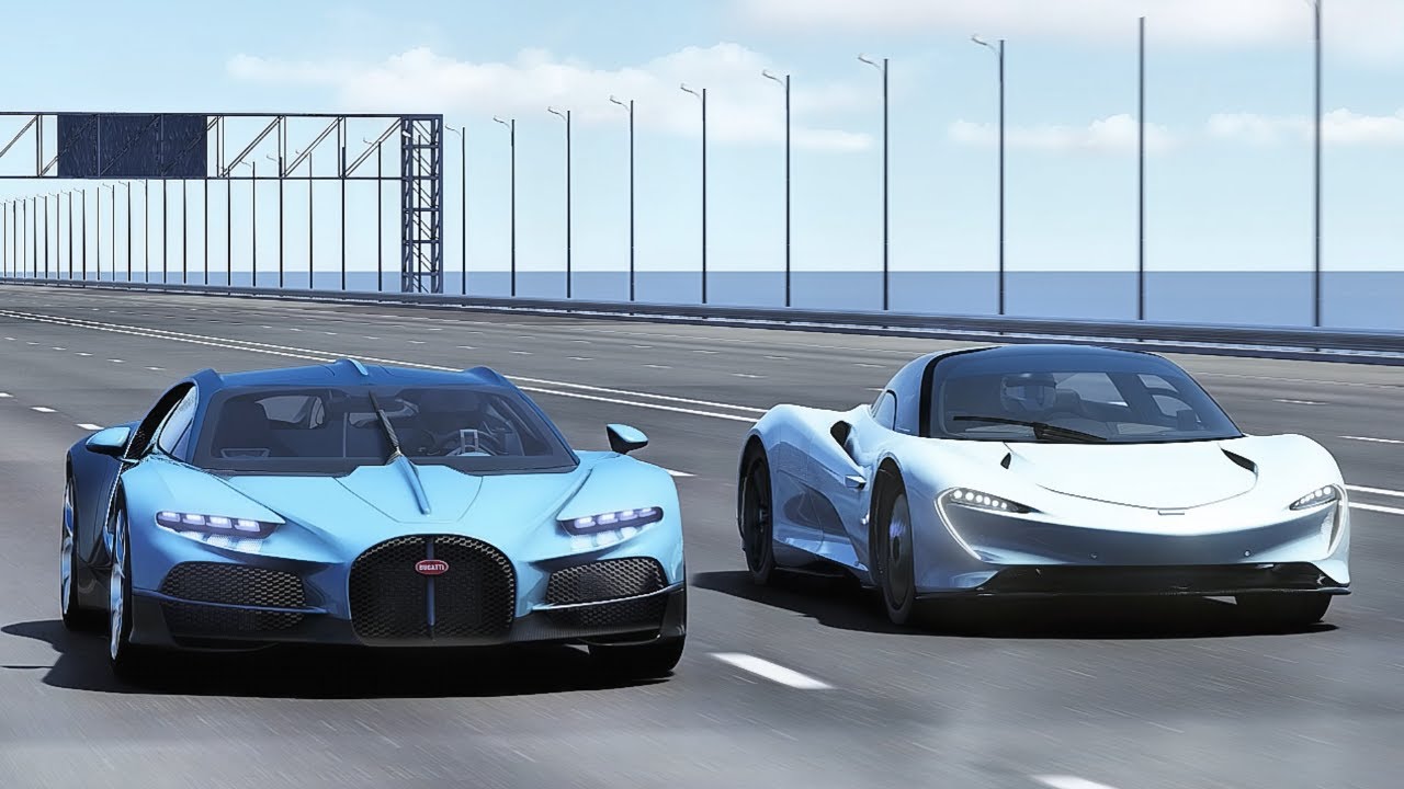 Mclaren Speedtail Vs Bugatti Tourbillon | 20KM Drag Race - YouTube