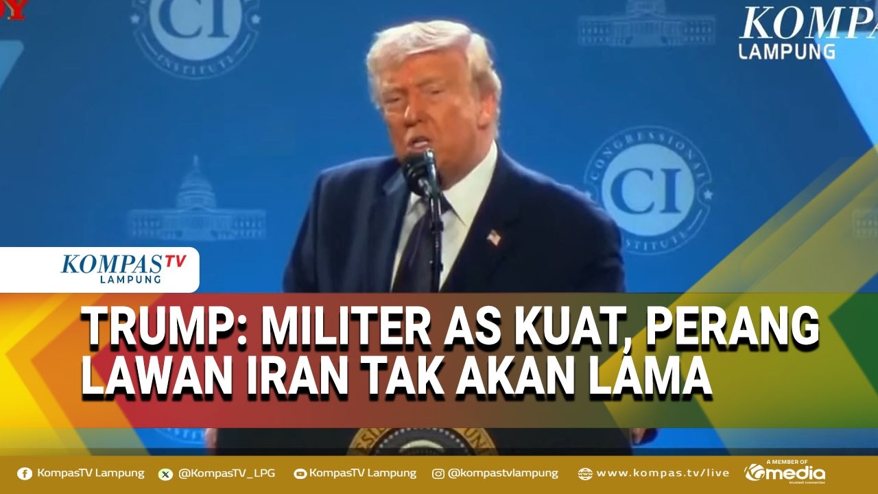 Donald Trump Klaim Perang Lawan Iran Tak akan Lama Karena Kuatnya Militer AS