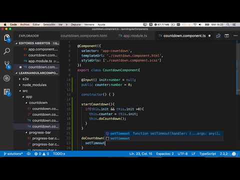 007 Countdown component ngOnInit lifecycle hook