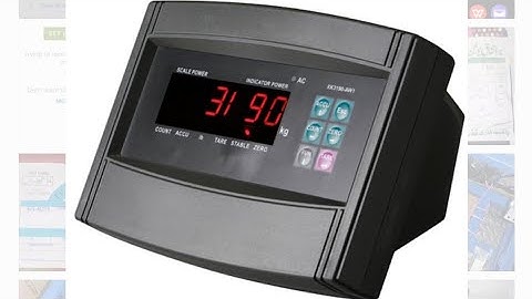 Master Scale  Yaohua Yh T9 indicator Calibration 50gx 500kg