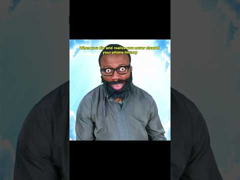 When You Die And Realize You Never Cleared Your Phone History Regret Privacy Shorts 