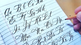 How to Write Spencerian Calligraphy for Beginners from A to z