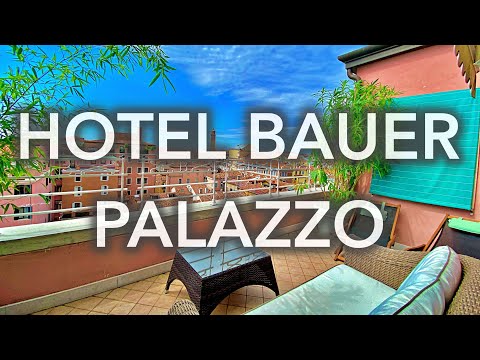 Hotel Bauer Palazzo - 4K video tour of one of Venice's most legendary luxury hotel