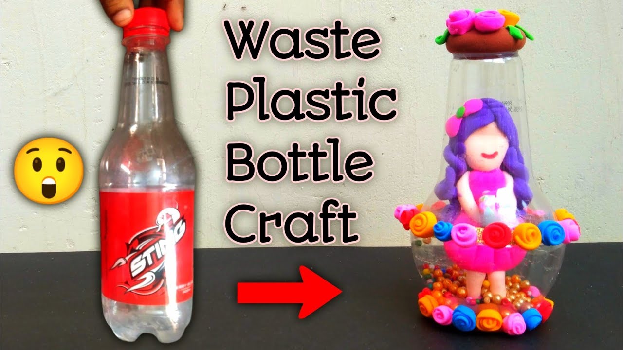Waste Plastic Bottle Craft IDEAS | Waste recycling project Ideas| best out of waste 