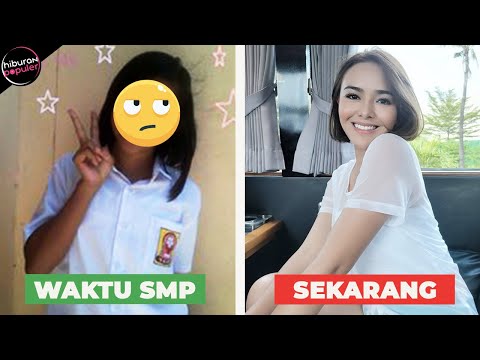 Gak kebayang Bakal Secantik ini! Potret Jadul 10 Artis Cantik Indonesia Saat SMP vs Sekarang