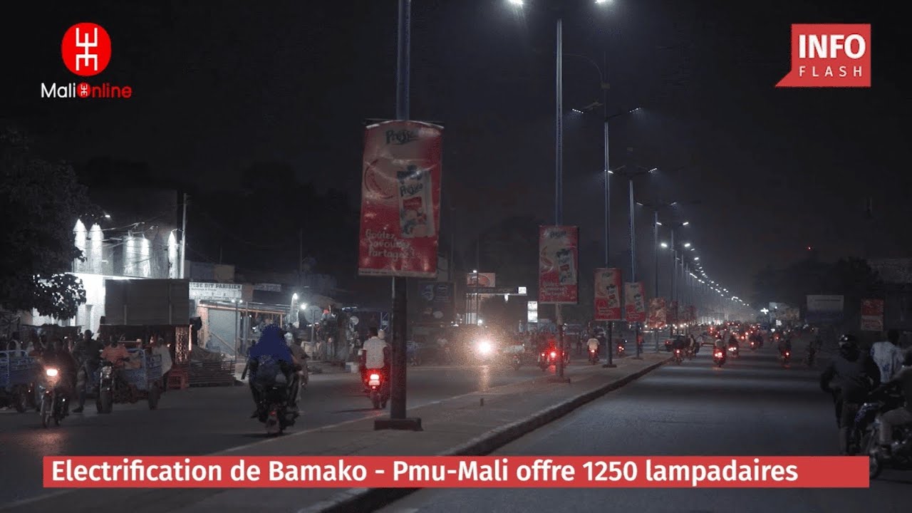ECLAIRAGE DE BAMAKO - PMU-MALI OFFRE 1250 LAMPADAIRES SOLAIRES