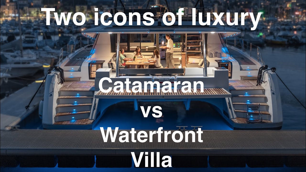 ⁣Catamaran vs Villa. Luxury way of life.