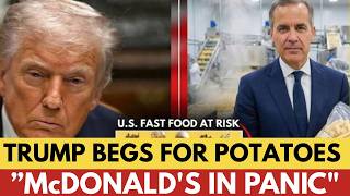HACE 1 MINUTO: Trump exige la papa de Canadá — Carney bloquea la comida rápida en EE. UU.