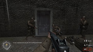 COD2 - You cannot complete mission if you use the window