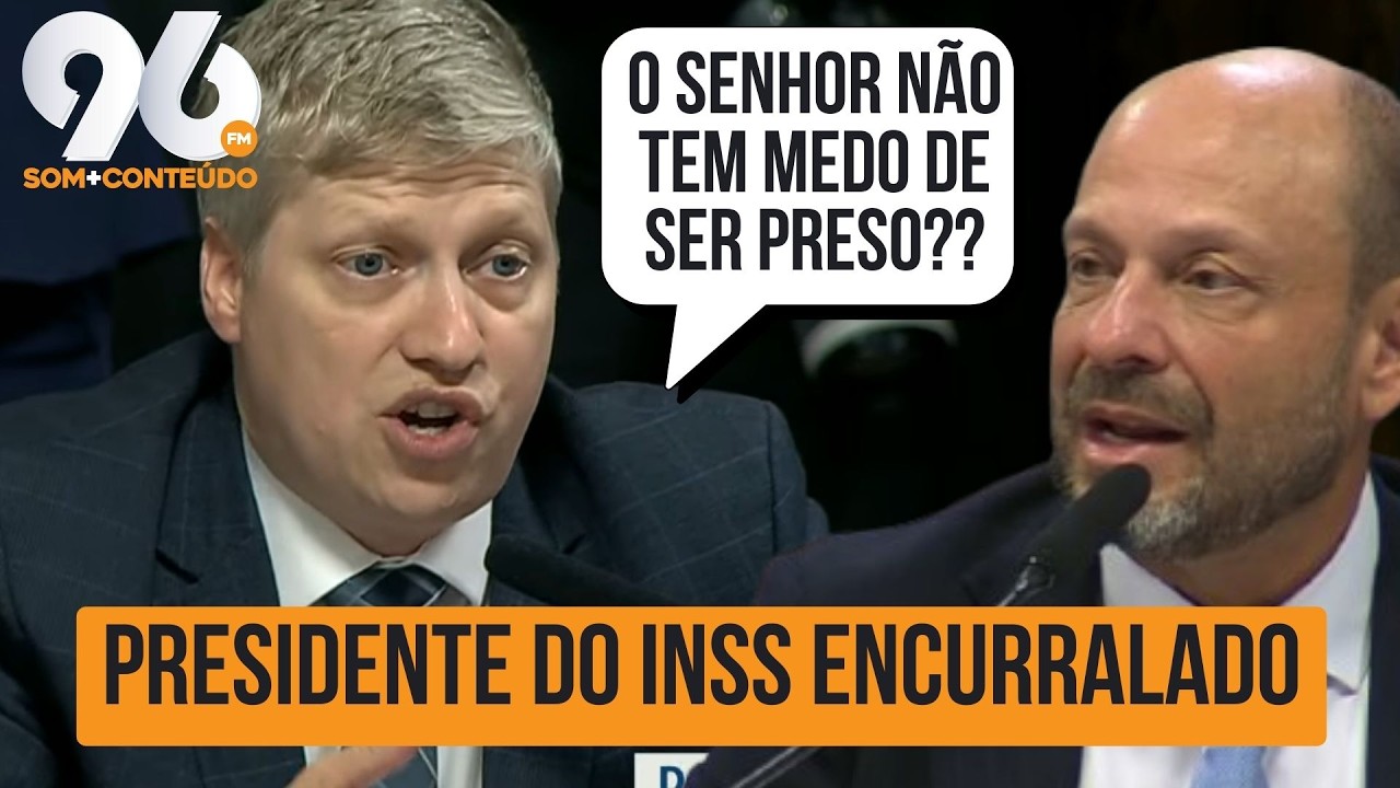 MARCEL VAN HATTEM PRESSIONA PRESIDENTE DO INSS E QUESTIONA LIGAÇÕES POLÍTICAS DE DIRETORES 