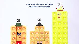 Learning Resources Numberblocks MathLink Cubes 21-30 Activity Set