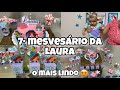 SÉTIMO MESVESÁRIO DA LAURA, TEMA ARIEL, FICOU LINDO 😍