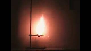 Sugar reacting with sodium chlorate