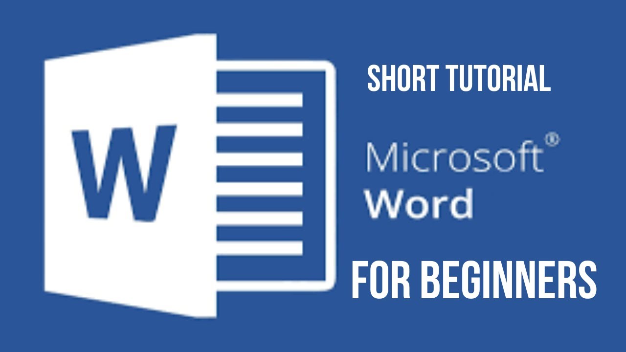 MS word for Beginners | Beginner's Guide to Microsoft Word