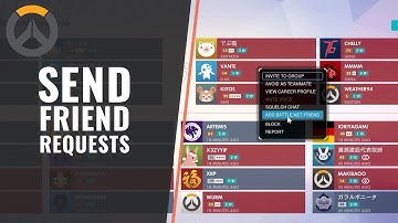 How to Send Friend Request in Overwatch