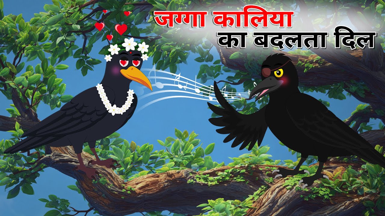 जग्गा कालिया का बदलता दिल  | Bird Story in Hindi | Jungle Story for Kids | Moral Hindi Kahani ||