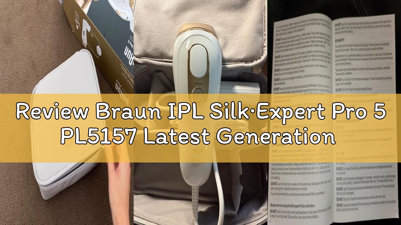 Review Braun IPL Silk·Expert Pro 5 PL5157 Latest Generation IPL, Permanent Visible Hair Reduction, H