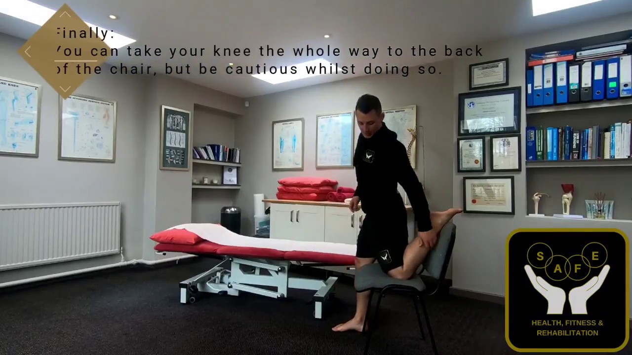 SOFA stretch - hip flexor stage 3 - YouTube