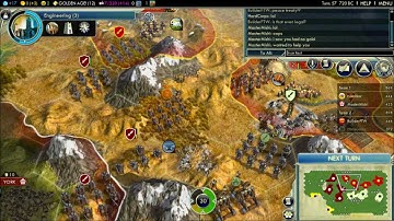 Civ5 Multiplayer 2v2 Persia + Ottomans