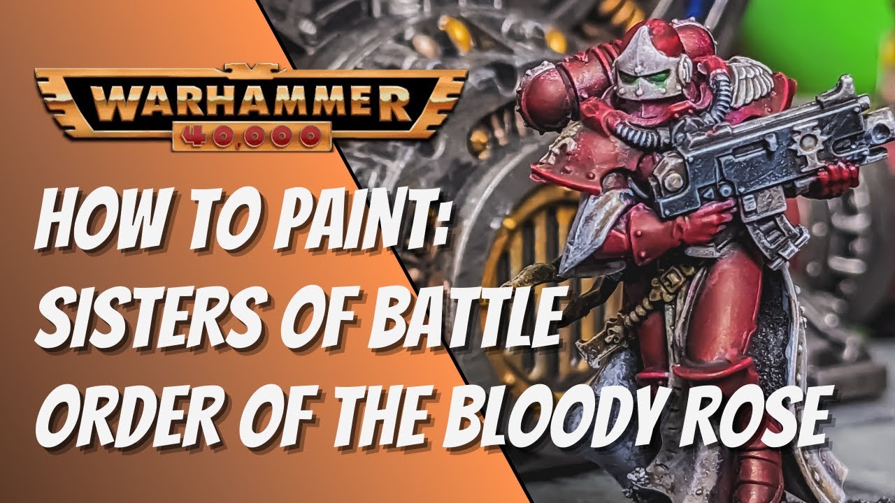 Adepta Sororitas Battle Sister - Order of The Bloody Rose - Warhammer 40k  Merchandise