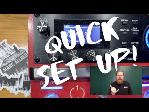 Boss RC 600: Quick Set Up Guide #bossrc600 #howto