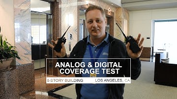 Two-Way Radio Coverage Test - Analog vs Digital