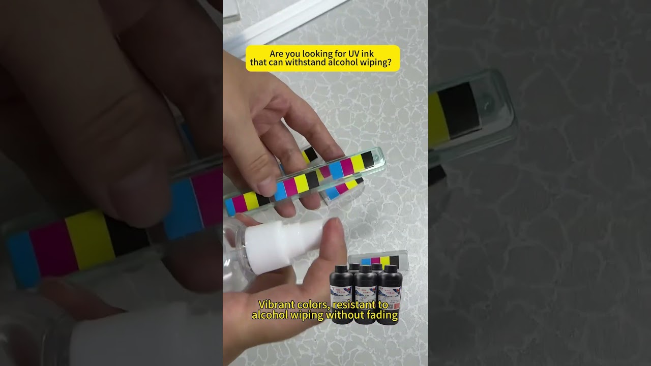 Are you lookingfor uv ink that can withstand alcohol wiping 