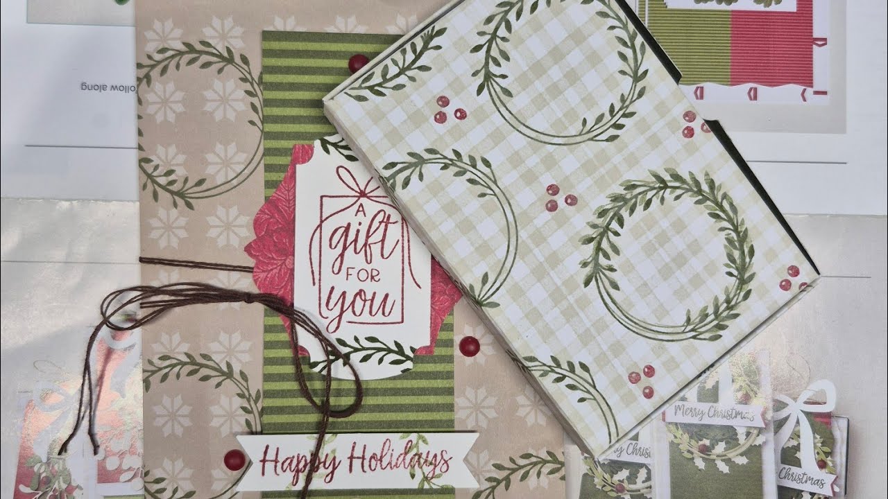 Ноябрь 2025 г. Альтернативное видео Paper Pumpkin №9 с участием Wrapped In Cheer от Stampin'Up!