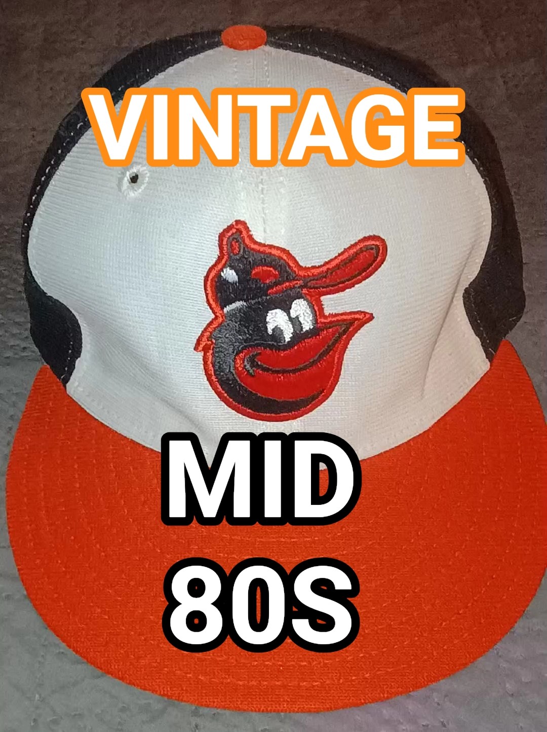 Mid '80s vintage Baltimore Orioles new era baseball cap - YouTube