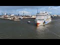 AIDAperla - Sail away from Hamburg on March 30, 2026
