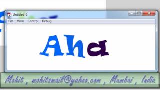 Flash and Actionscript 3  Tutorial: Creating disco letters with Shape tween
